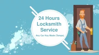 24 Hours Locksmith Services