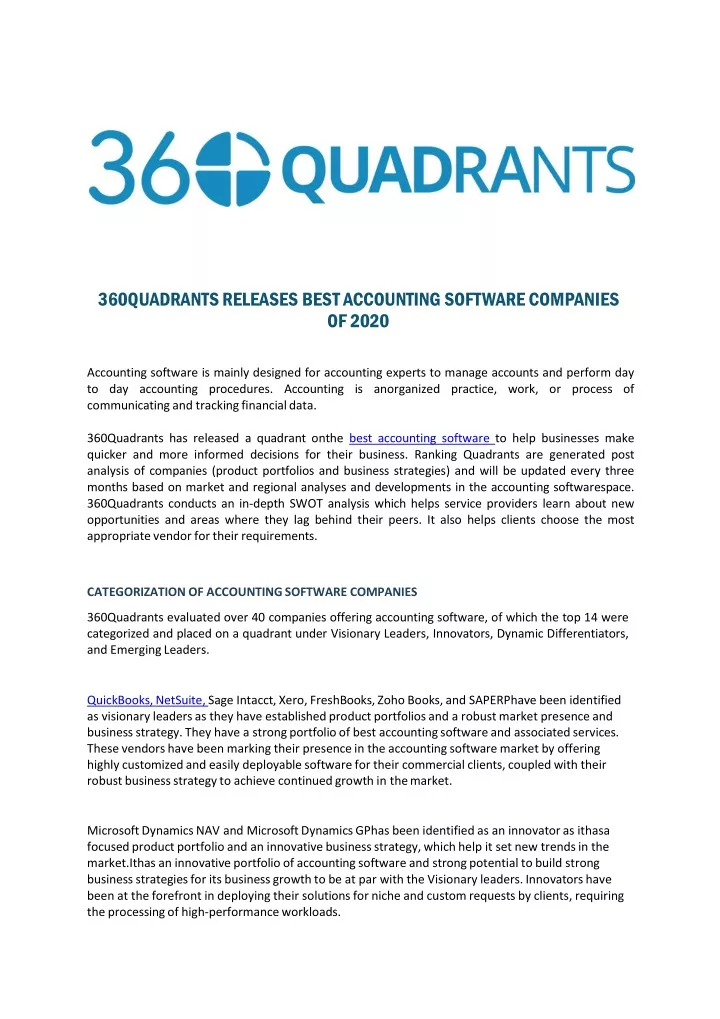 360quadrants releases best accounting software