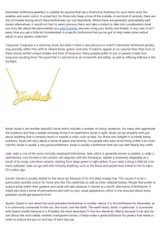 december birthstone jewellery is suitable