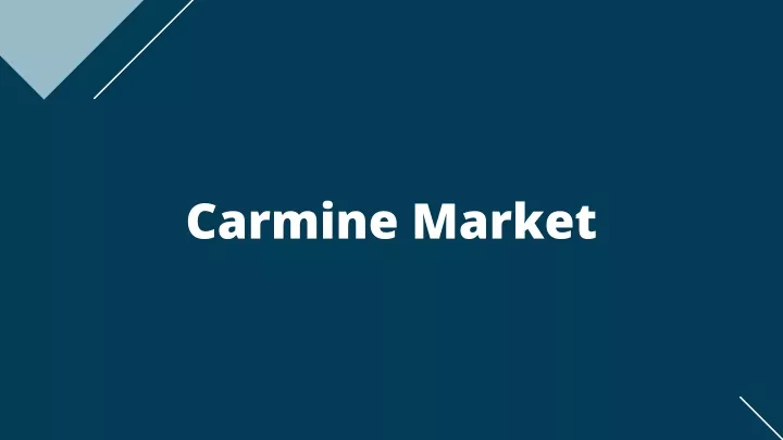 carmine market