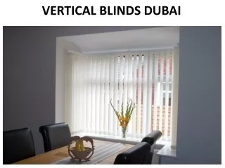 vertical blinds dubai