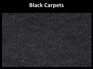 black carpets
