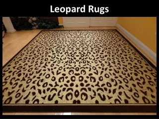 leopard rugs