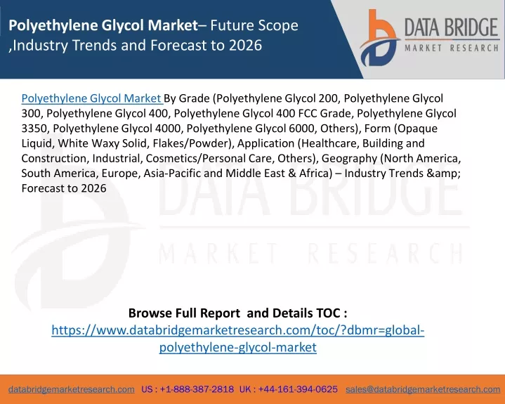 polyethylene glycol market future scope industry