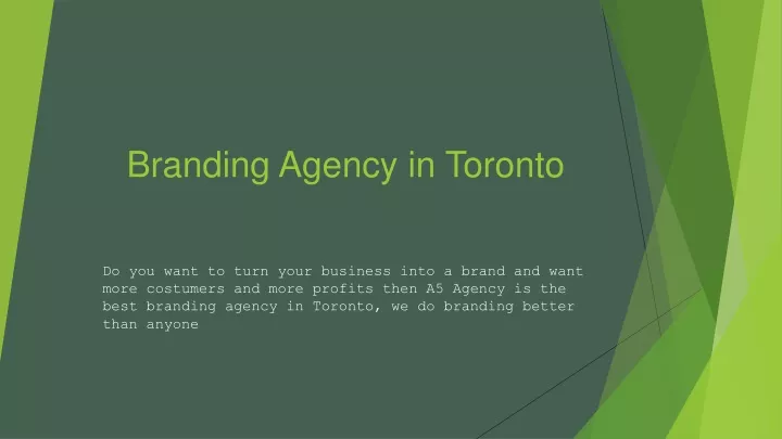 branding agency in toronto