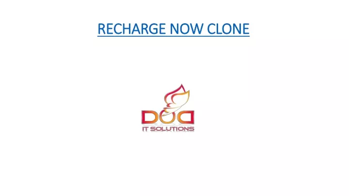 recharge now clone