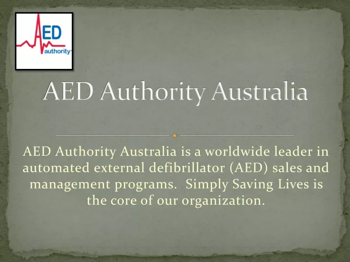 aed authority australia