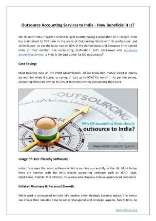 outsource accounting services to india