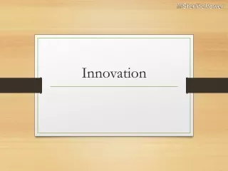 innovation
