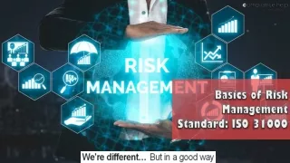 basics of risk management standard iso 31000