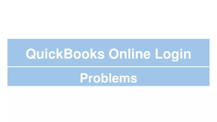 quickbooks online login