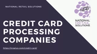Best Credit Card Processing Companies - National Retail Solutions