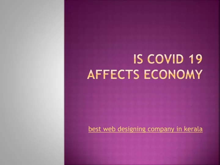 is covid 19 affects economy