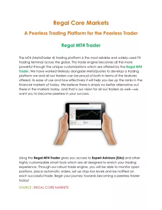 Regal MT4 Trader | Regal Core Markets
