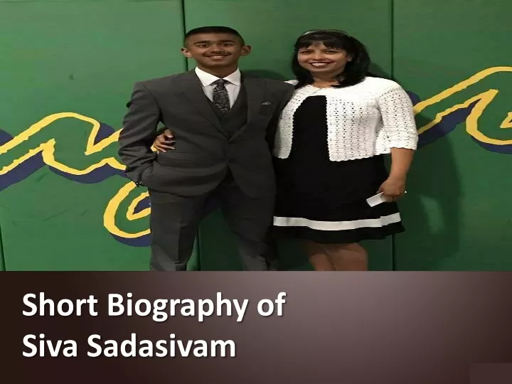 short biography of siva sadasivam