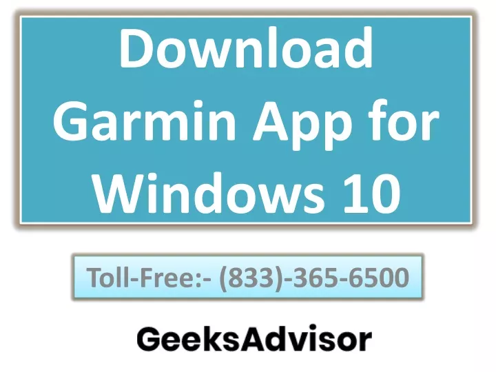 download garmin app for windows 10