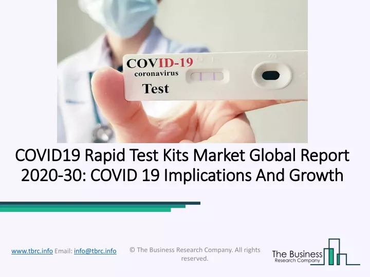 covid19 rapid test kits market global report 2020 30 covid 19 implications and growth