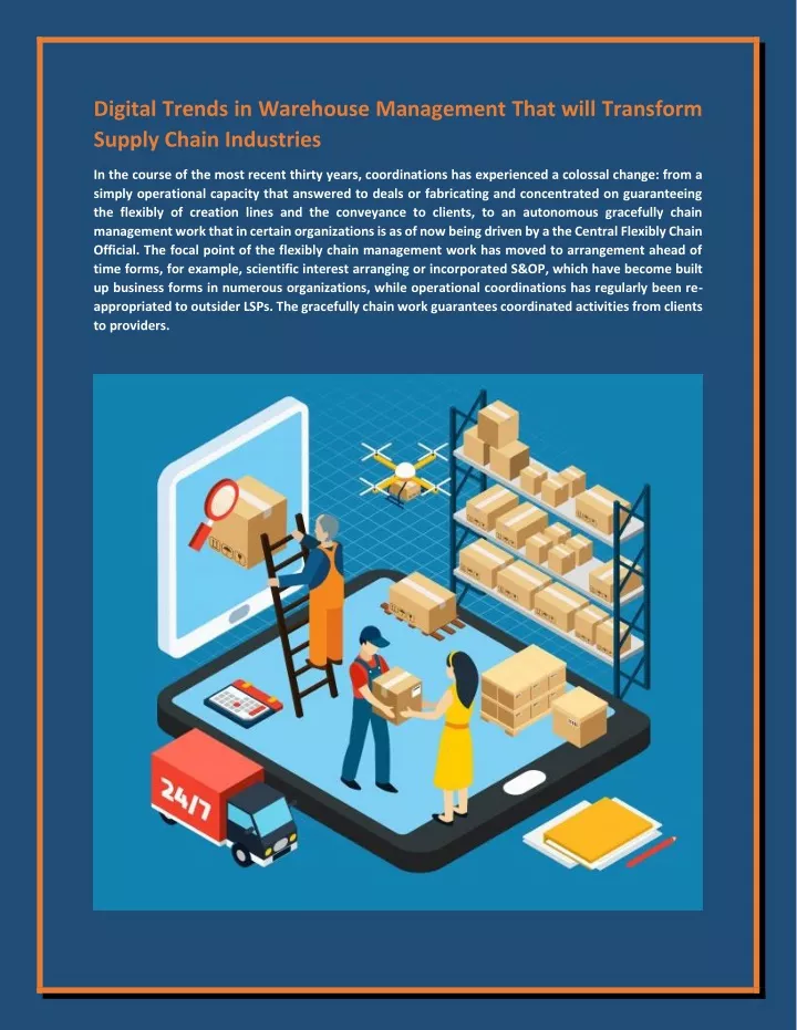 digital trends in warehouse management that will