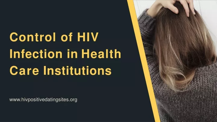 control of hiv infection in health care