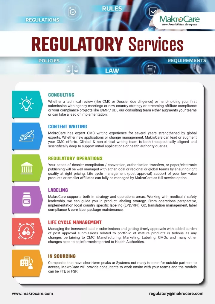 regulatory services
