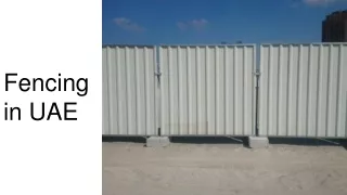 Fencing in UAE