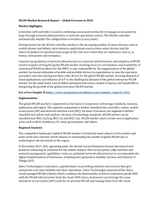 wlan market research report global forecast