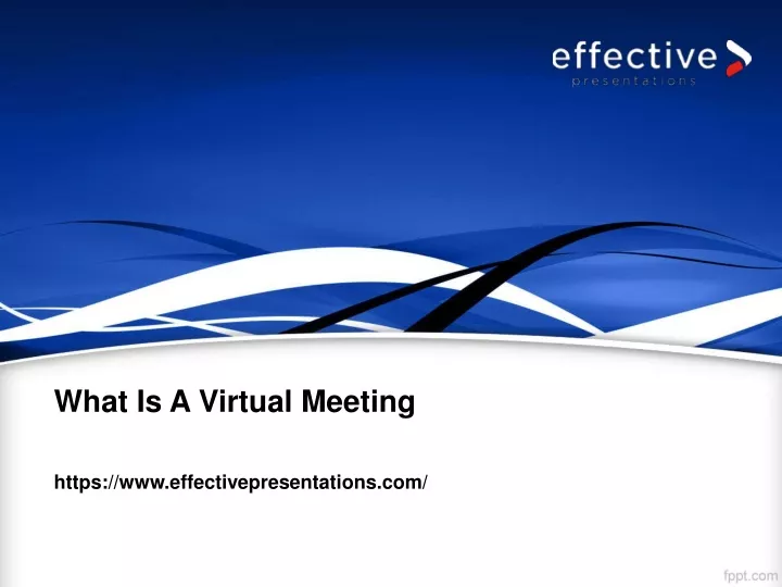 what is a virtual meeting
