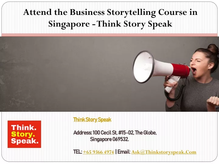 attend the business storytelling course