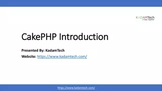 cakephp introduction