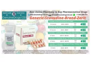 Generic Stavudine Zerit Medication