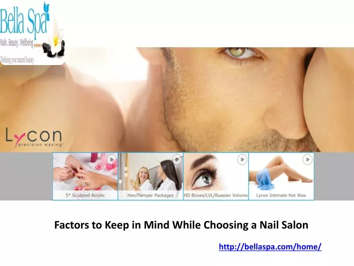 factors to keep in mind while choosing a nail