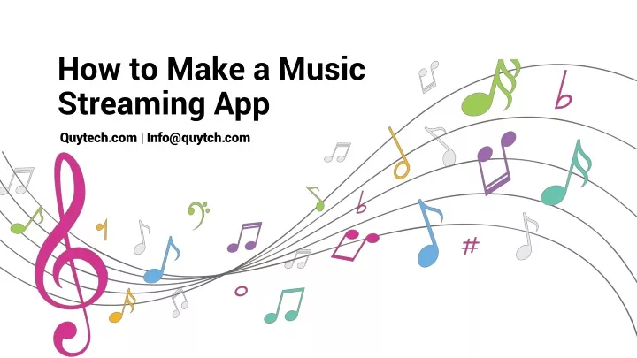 how to make a music streaming app