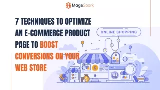 7 techniques to optimize an e commerce product