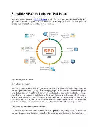 sensible seo in lahore pakistan