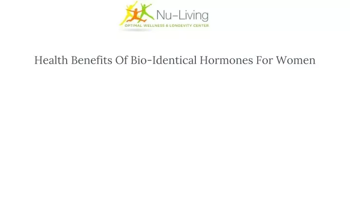 health benefits of bio identical hormones for women