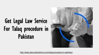 Complete Talaq Procedure in Pakistan - Get Best Law Services Legally (2020)
