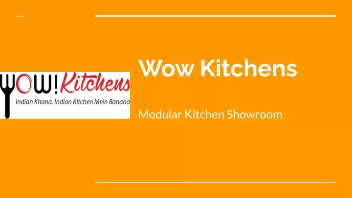 wow kitchens