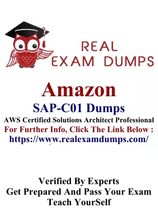 amazon sap c01 dumps aws certified solutions