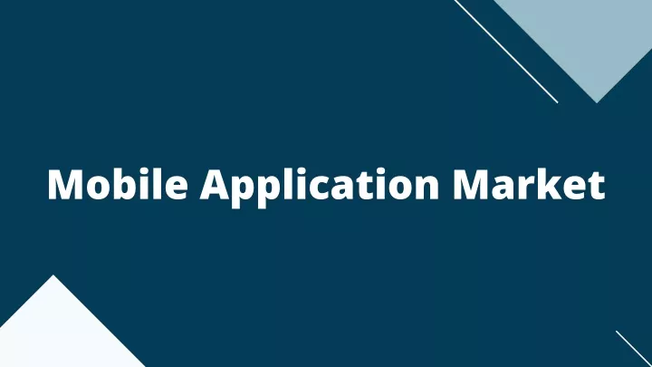 mobile application market