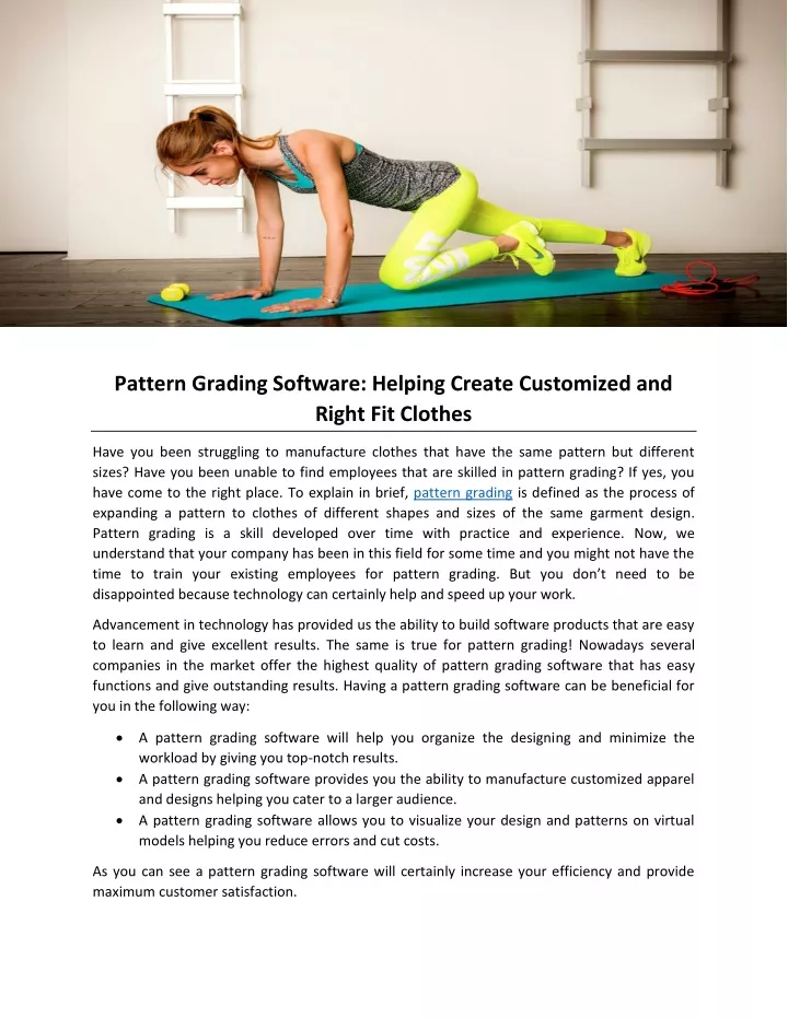 pattern grading software helping create