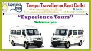 Tempo Traveller on Rent for Delhi Sightseeing