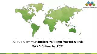 cloud communication platform market worth