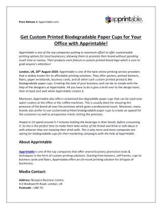 press release 1 apprintable com