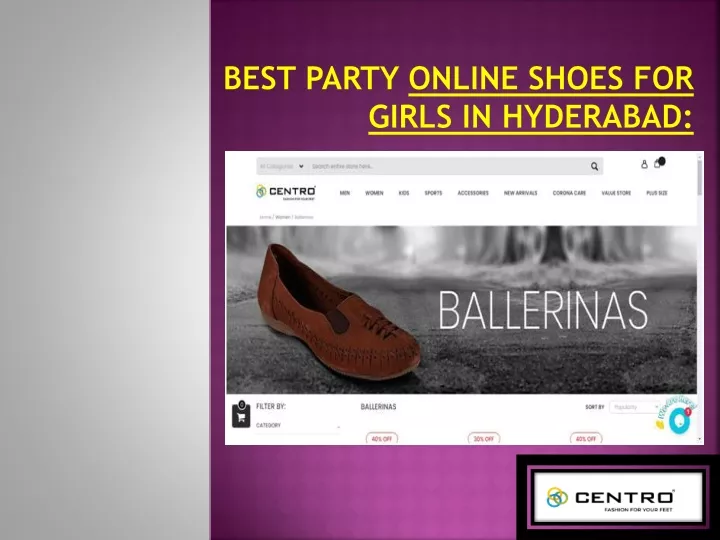 best party online shoes for girls in hyderabad