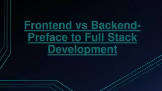 Full Stack Web Development Course