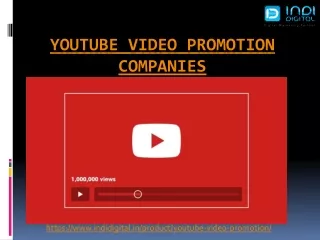 Get the best Youtube Video Promotion Companies