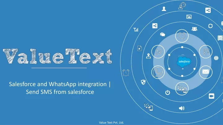 salesforce and whatsapp integration send sms from