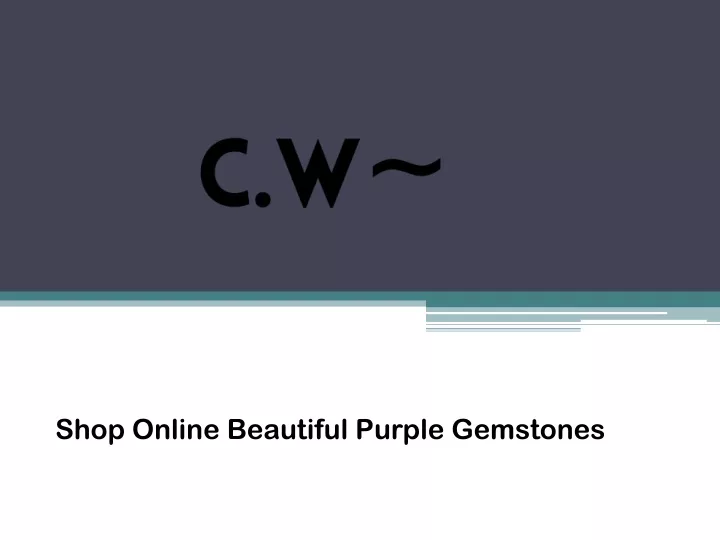 shop online beautiful purple gemstones