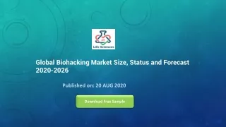 Global Biohacking Market Size, Status and Forecast 2020-2026