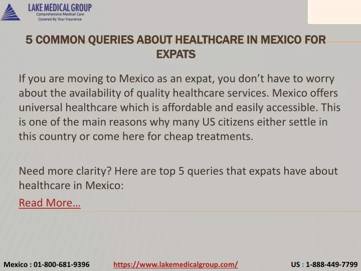 5 common queries about healthcare in mexico for expats